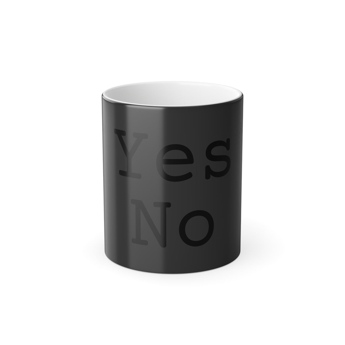 "Yes / No""Color Morphing Mug, 11oz